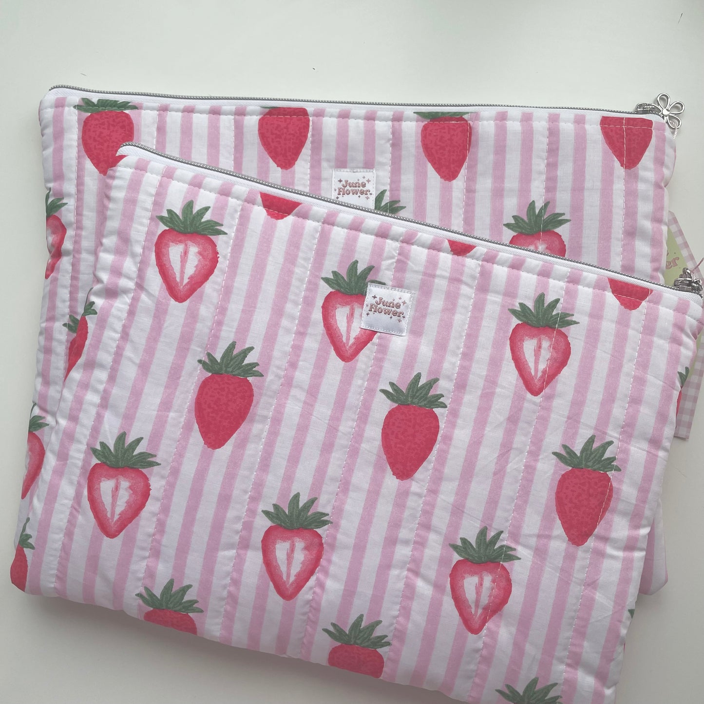 Laptop Sleeve | Strawberry Stripes