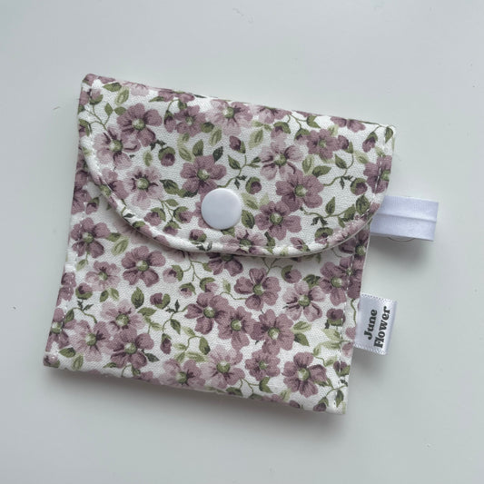 Earbuds / Airpods Case | Purple Ditsy Floral