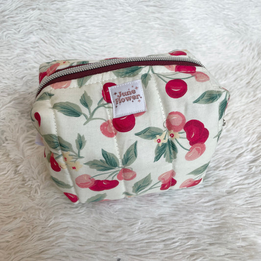 Small Makeup Bag | Cherries