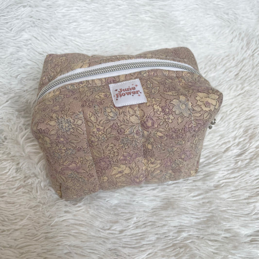 Small Makeup Bag | Rustic Purple