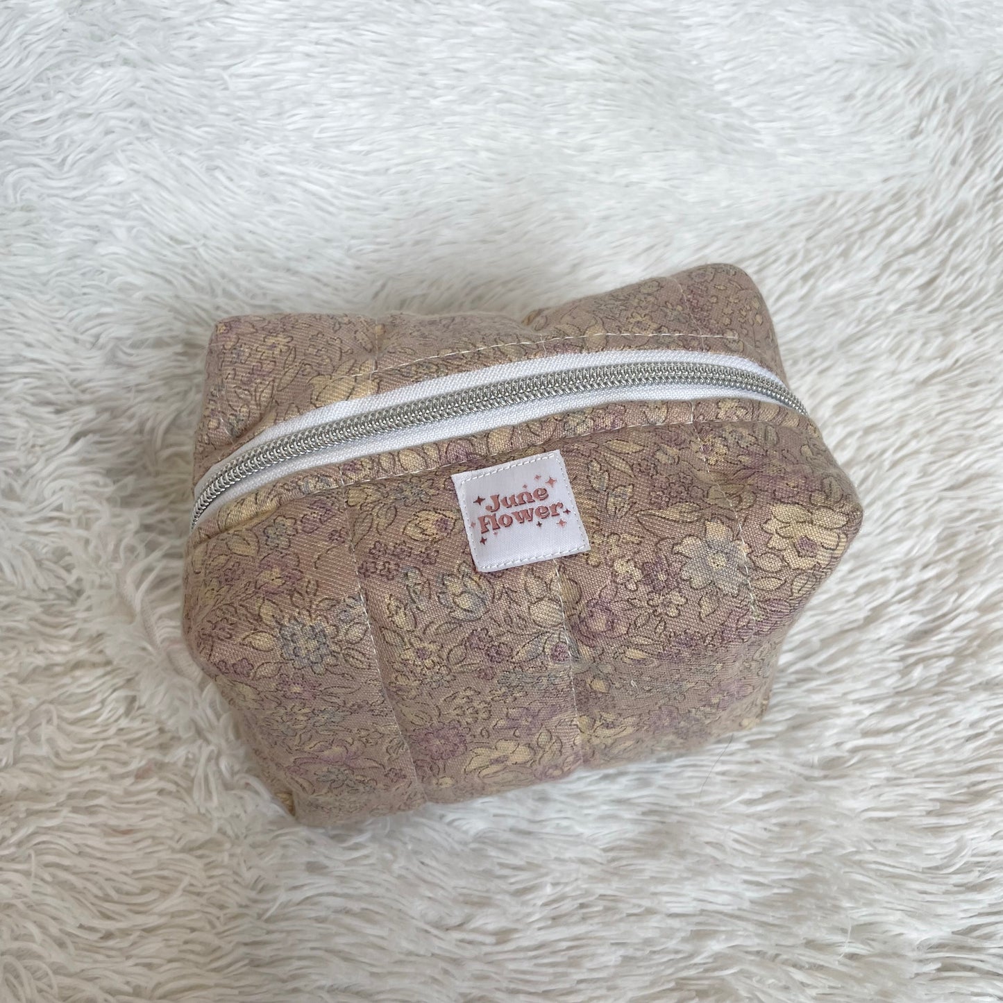 Small Makeup Bag | Rustic Purple