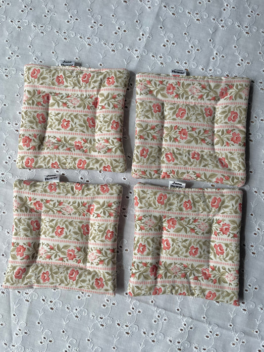 Coaster | Cottage Rose Stripes