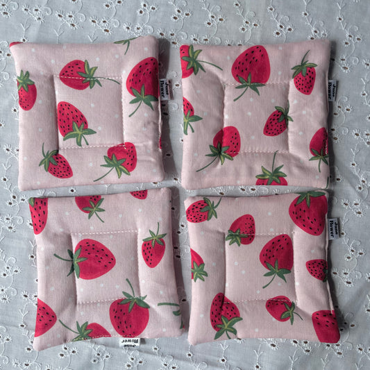 Coaster | Pink Strawberry