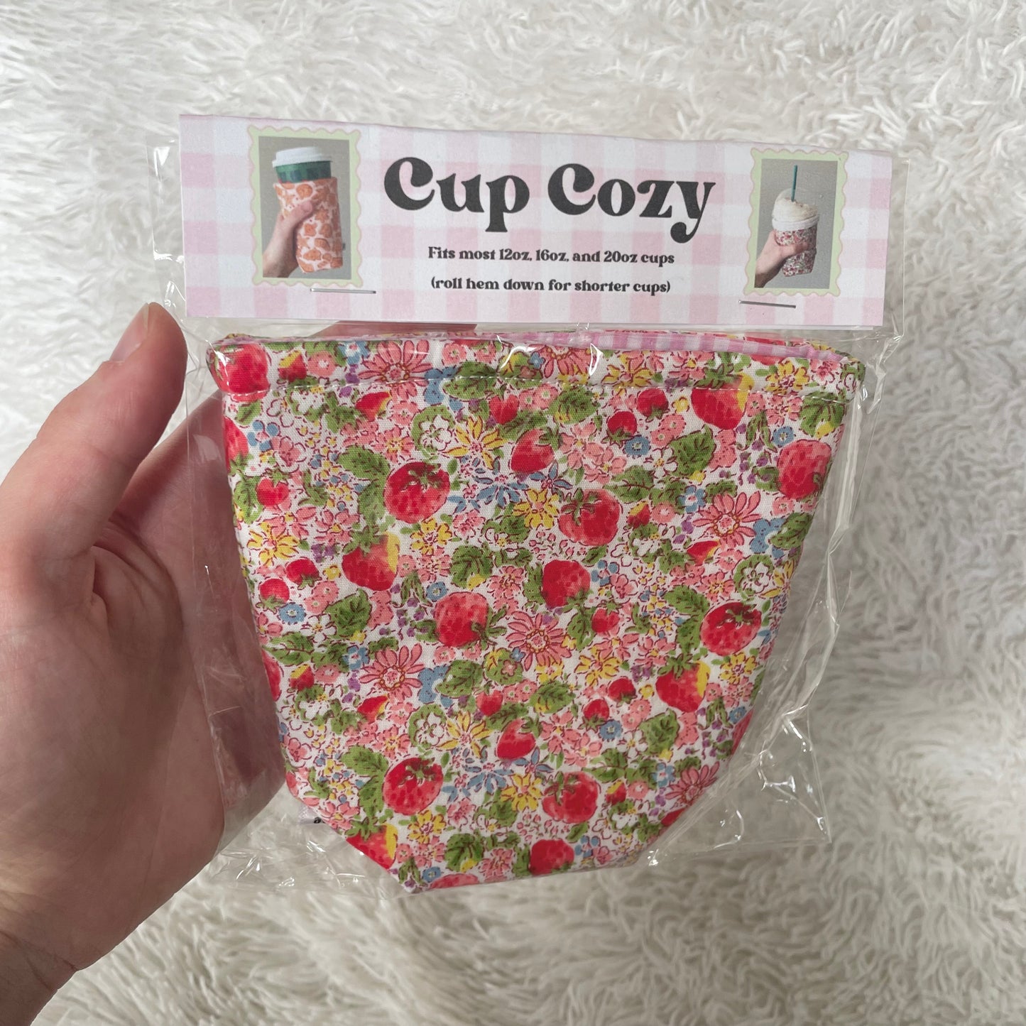 Cup Cozy | Strawberry Season