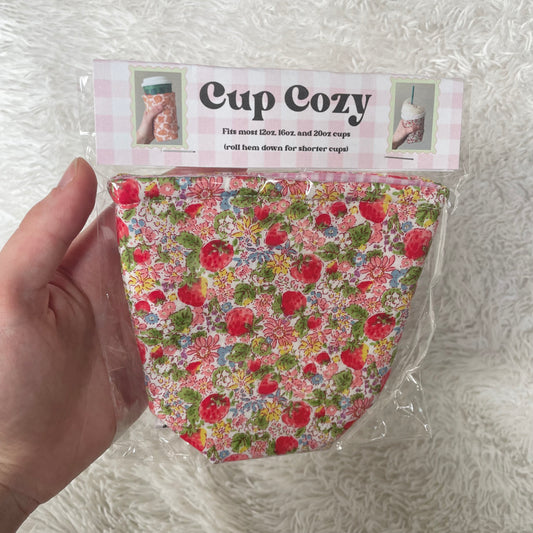 Cup Cozy | Strawberry Season