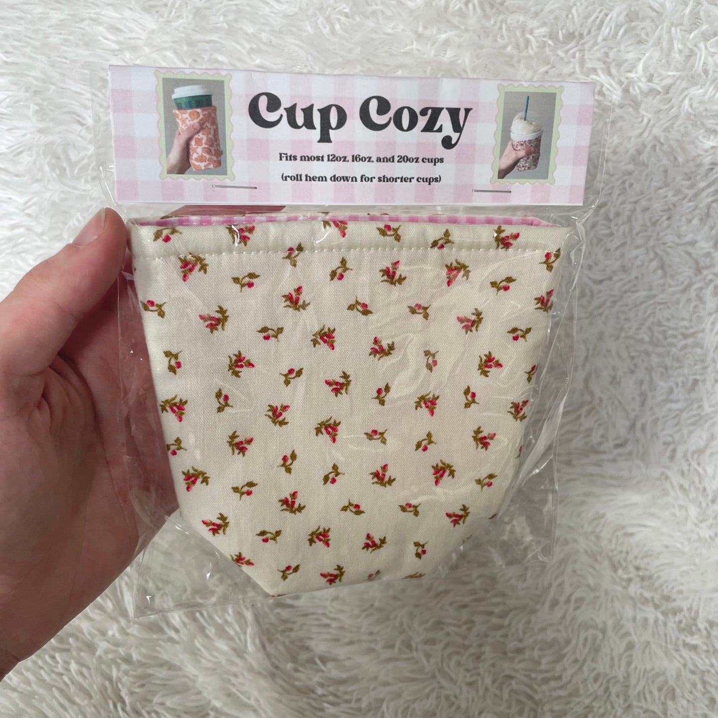 Cup Cozy | Mini Rustic Floral