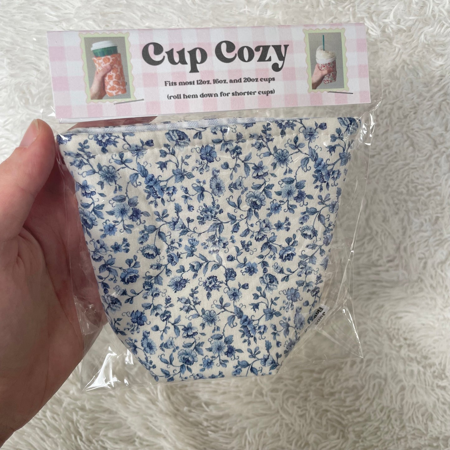 Cup Cozy | Ditsy Blue