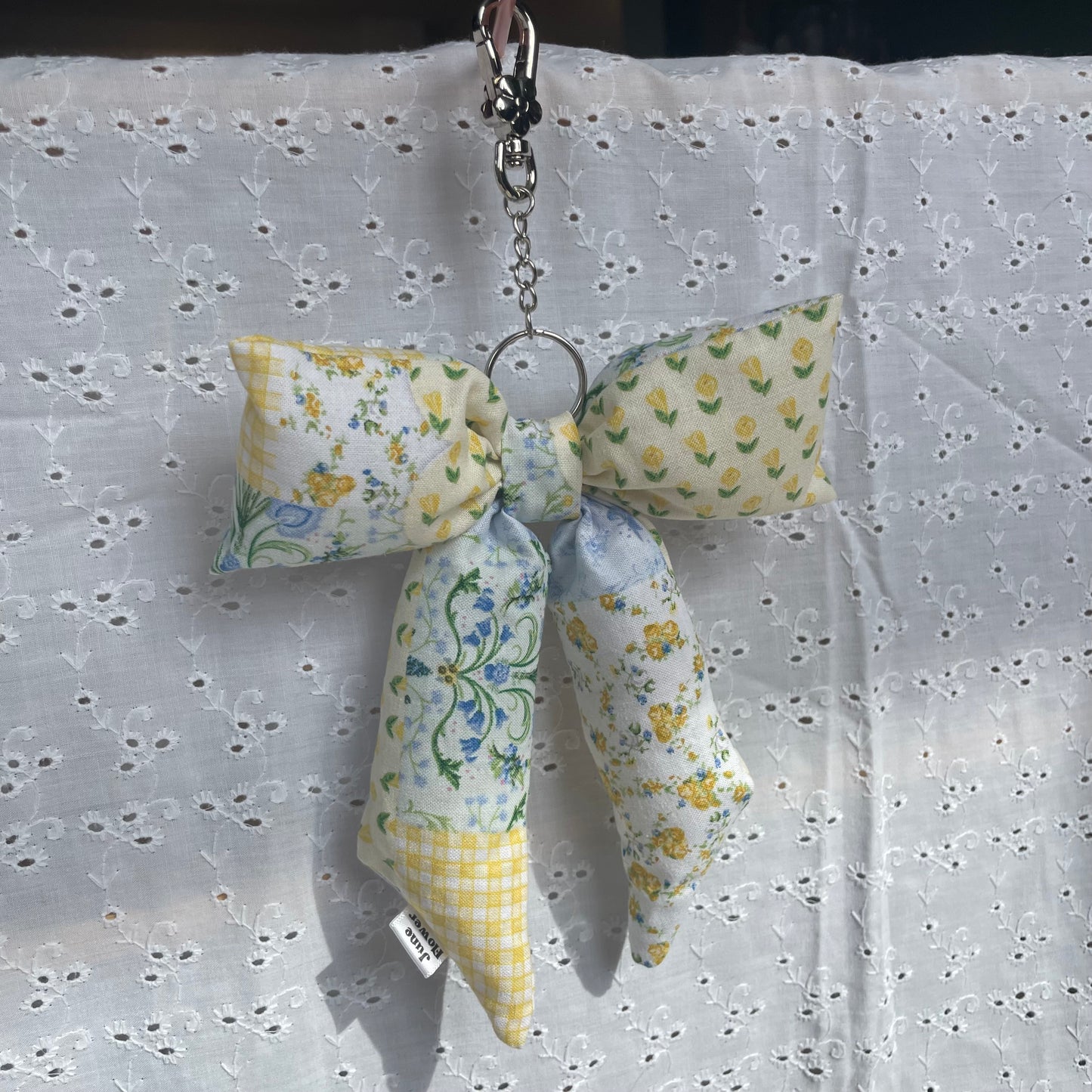 Bow Bag Charm | Patchwork Spring