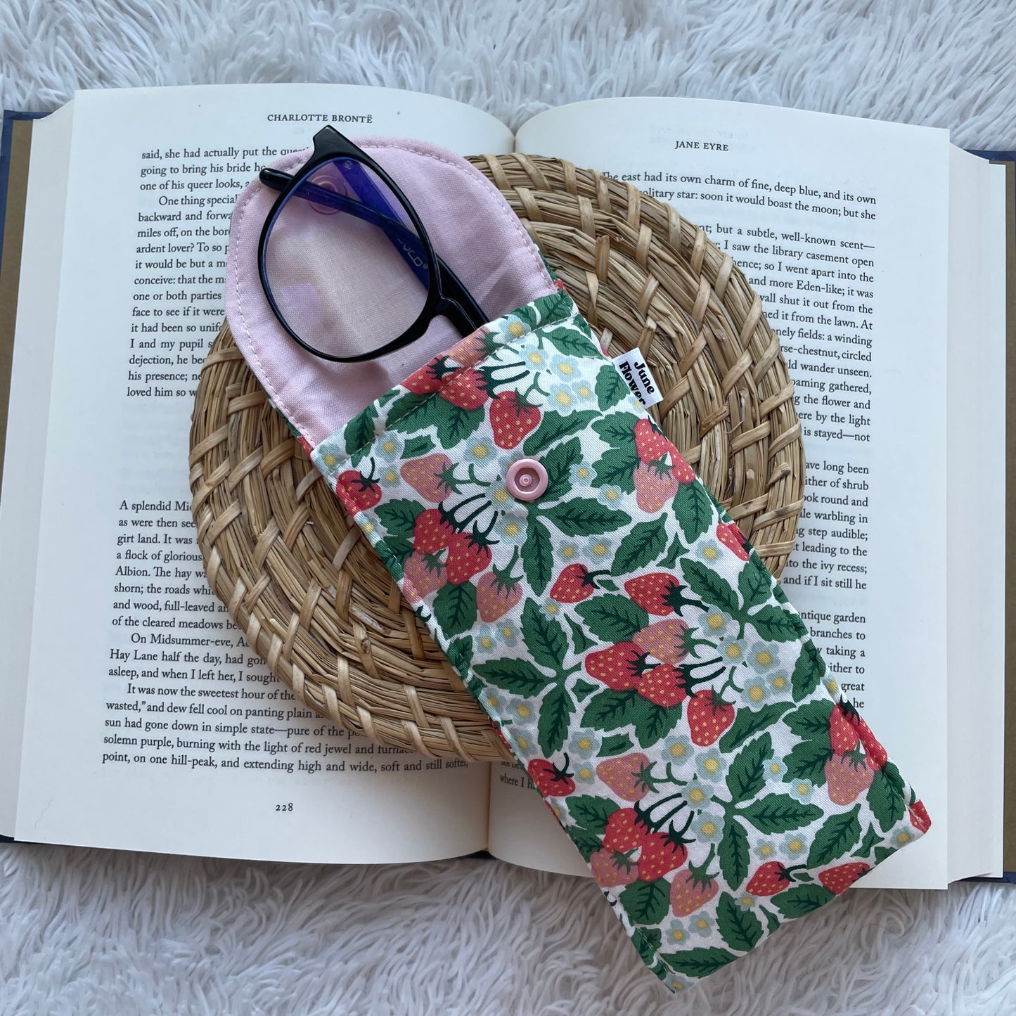 Glasses Sleeve | Strawberry Harvest