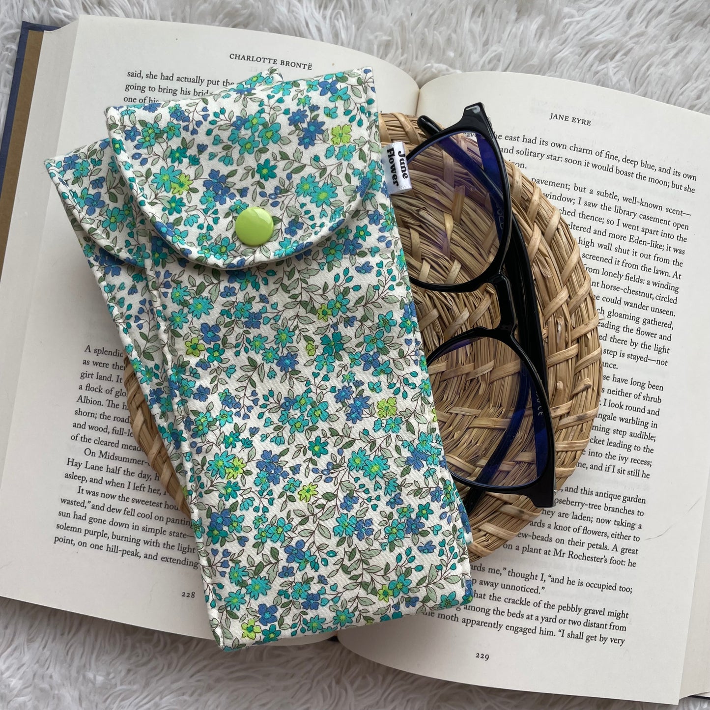 Glasses Sleeve | Lime & Lagoon