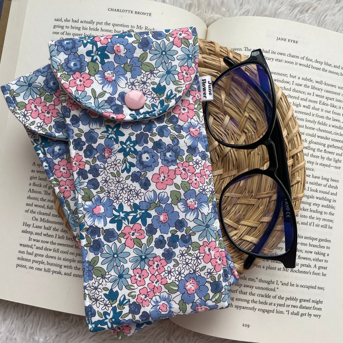 Glasses Sleeve | Blue Liberty Floral