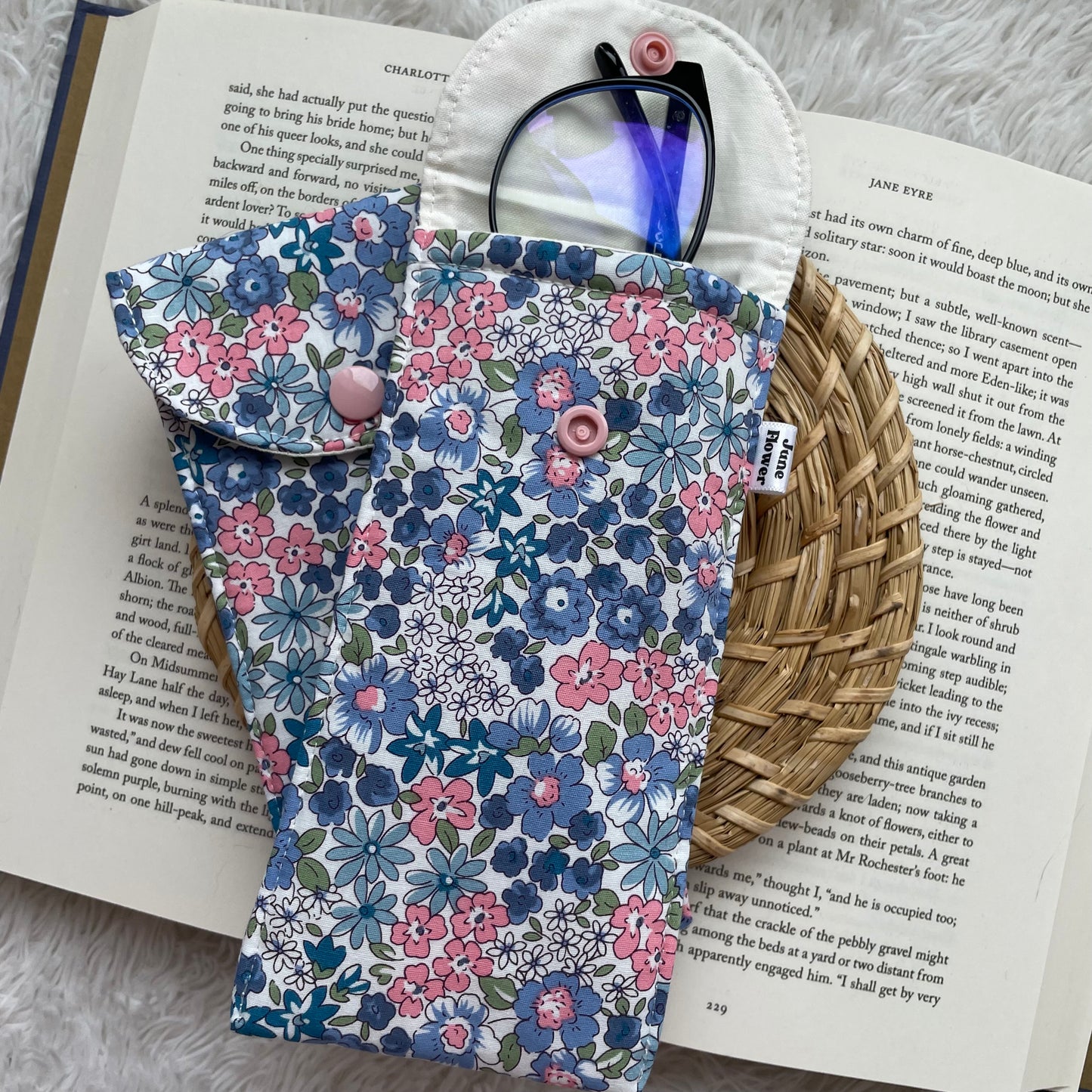 Glasses Sleeve | Blue Liberty Floral