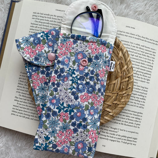 Glasses Sleeve | Blue Liberty Floral