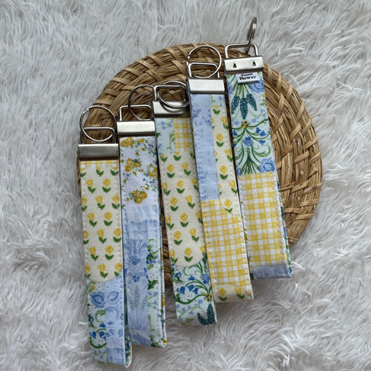 Keychain Wristlet | Spring Patchwork