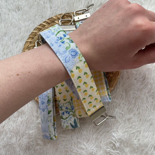 Keychain Wristlet | Spring Patchwork