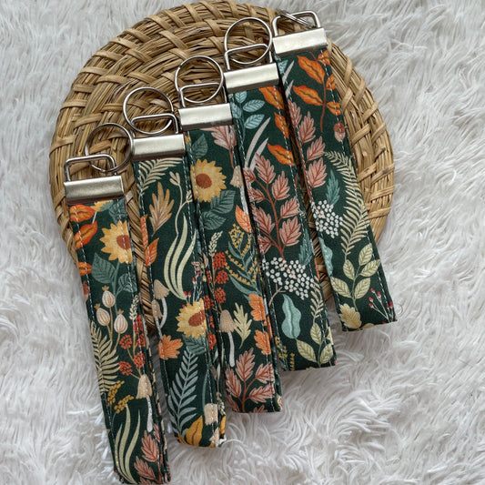 Keychain Wristlet | Forest Foliage