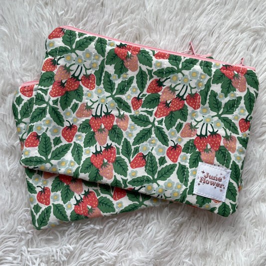 Wallet Pouch | Strawberry Harvest