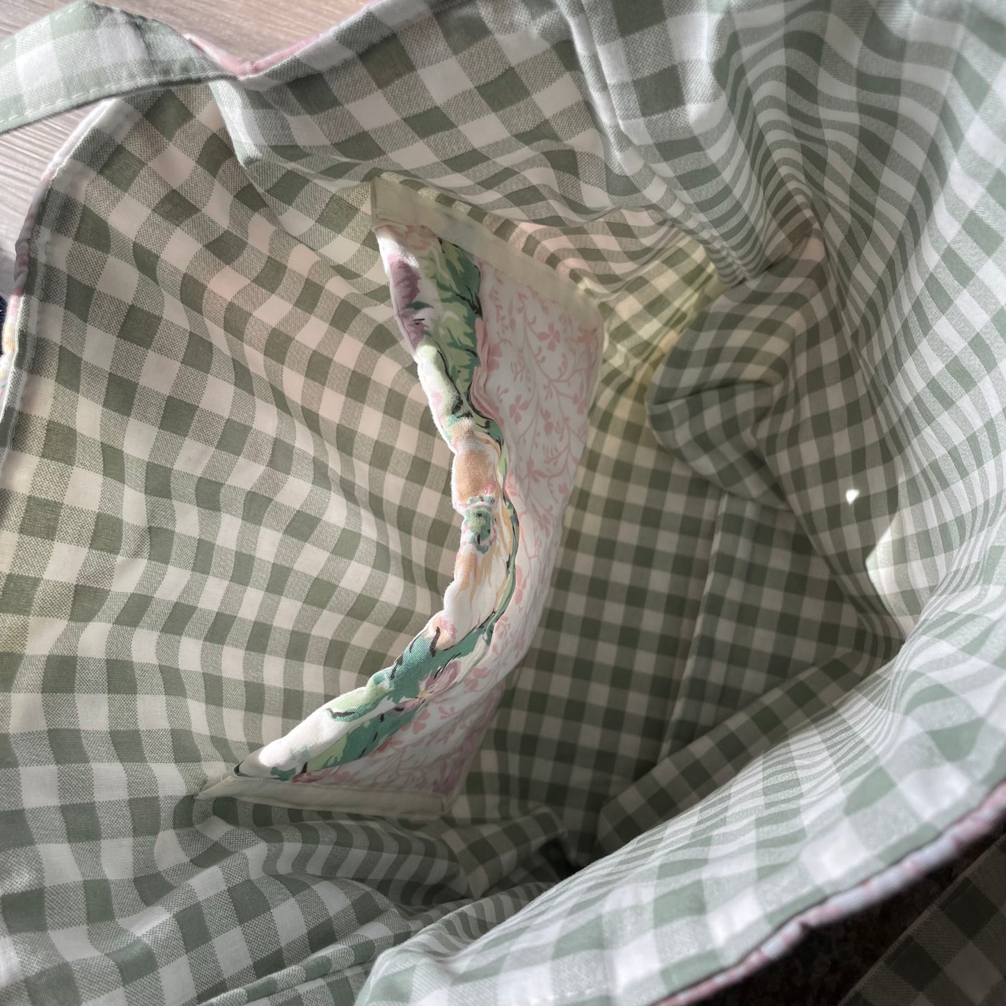 Quilted Tote | Vintage Laura Ashley