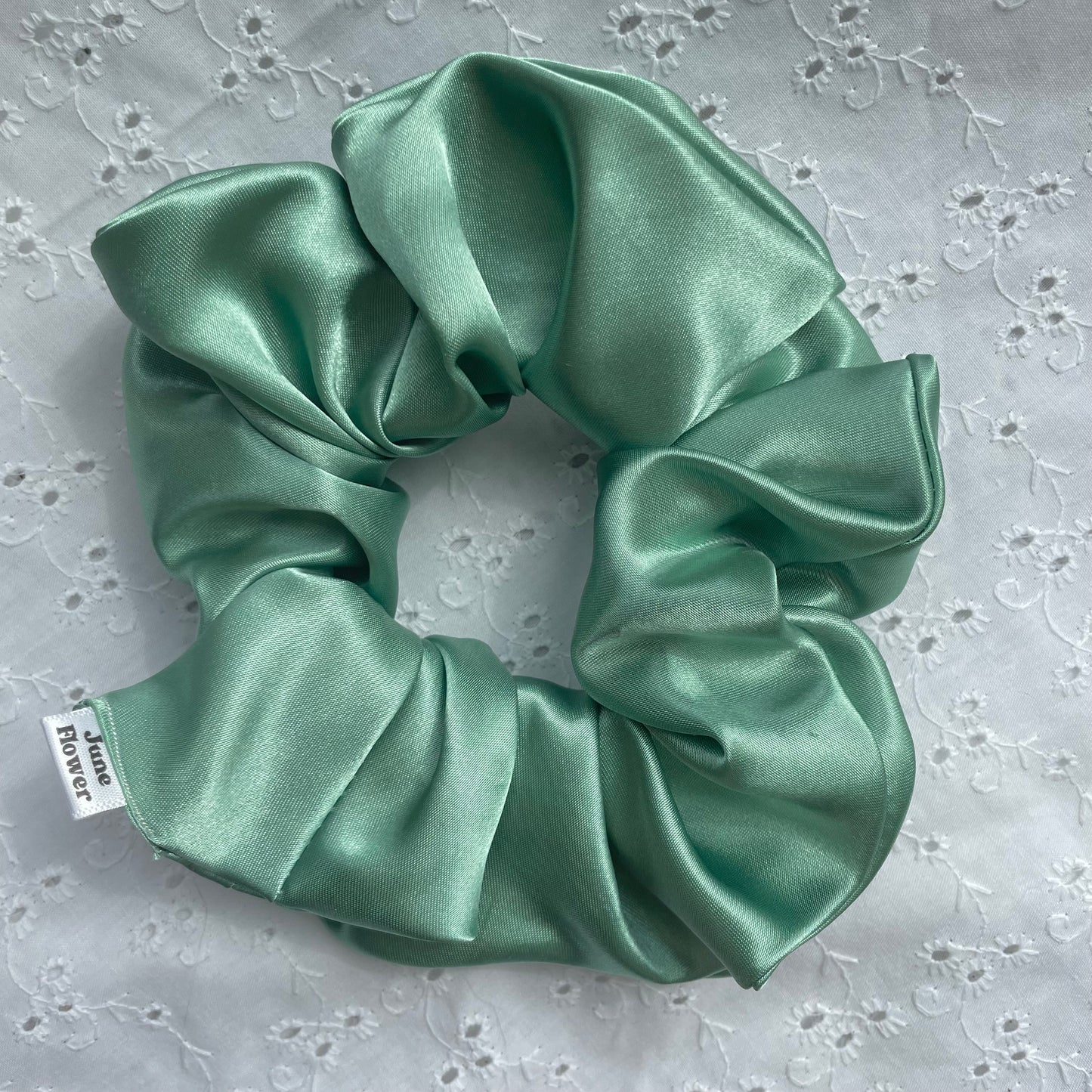 Regular Satin Scrunchie | Eucalyptus