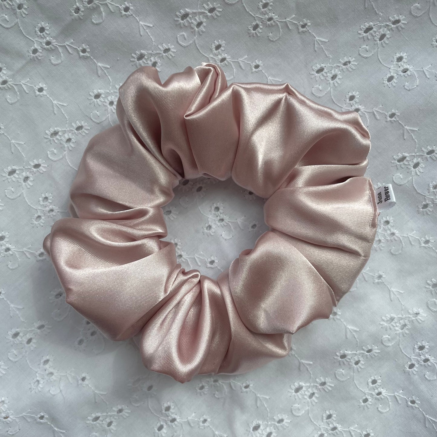 Regular Satin Scrunchie | Powder Pink