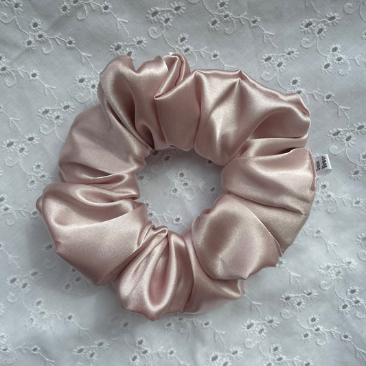 Regular Satin Scrunchie | Powder Pink