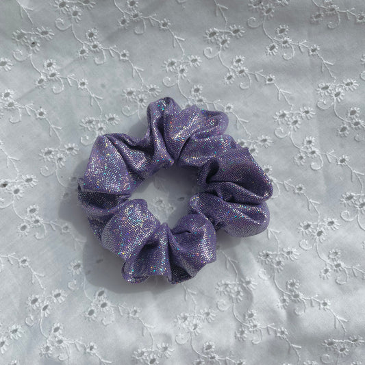 Mini Satin Scrunchie | Cosmic Lavender