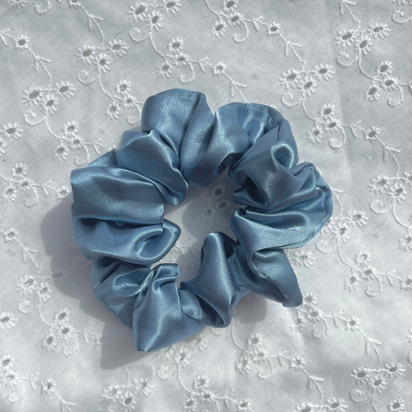 Mini Satin Scrunchie | Ocean