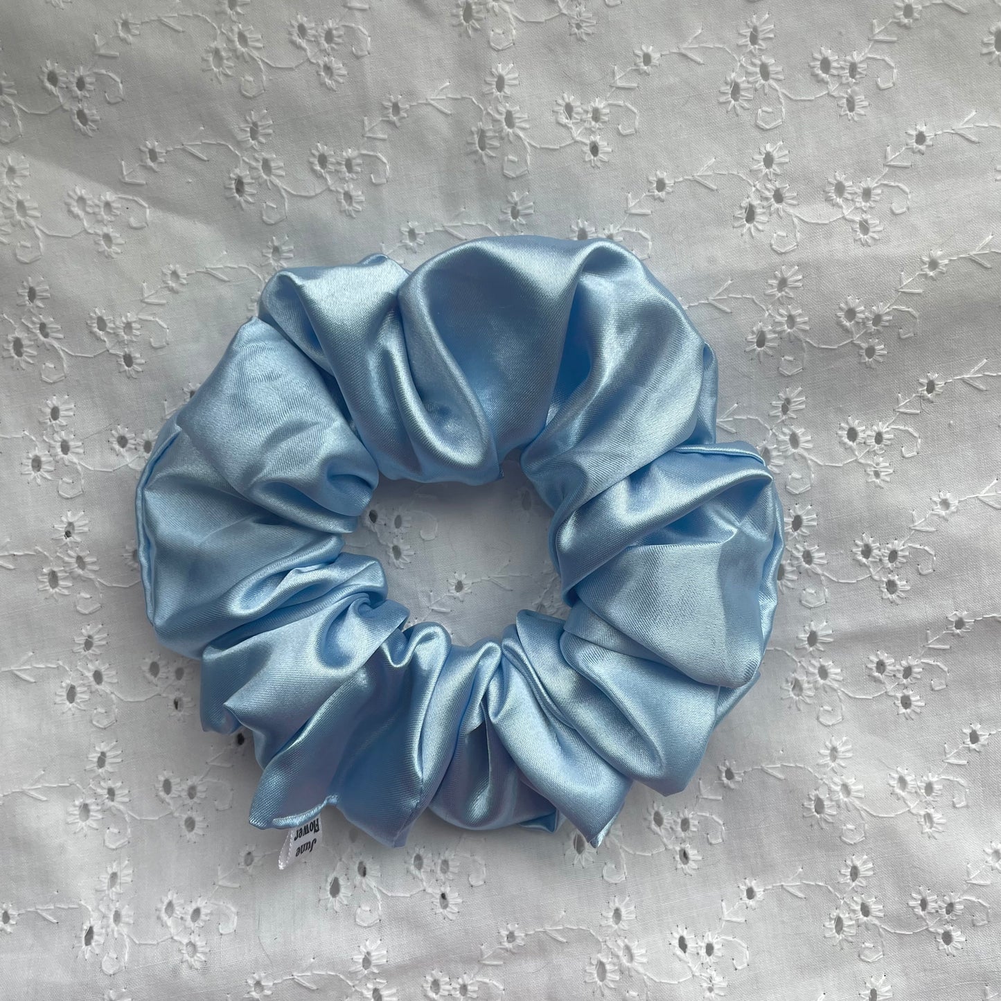 Regular Satin Scrunchie | Sky Mist