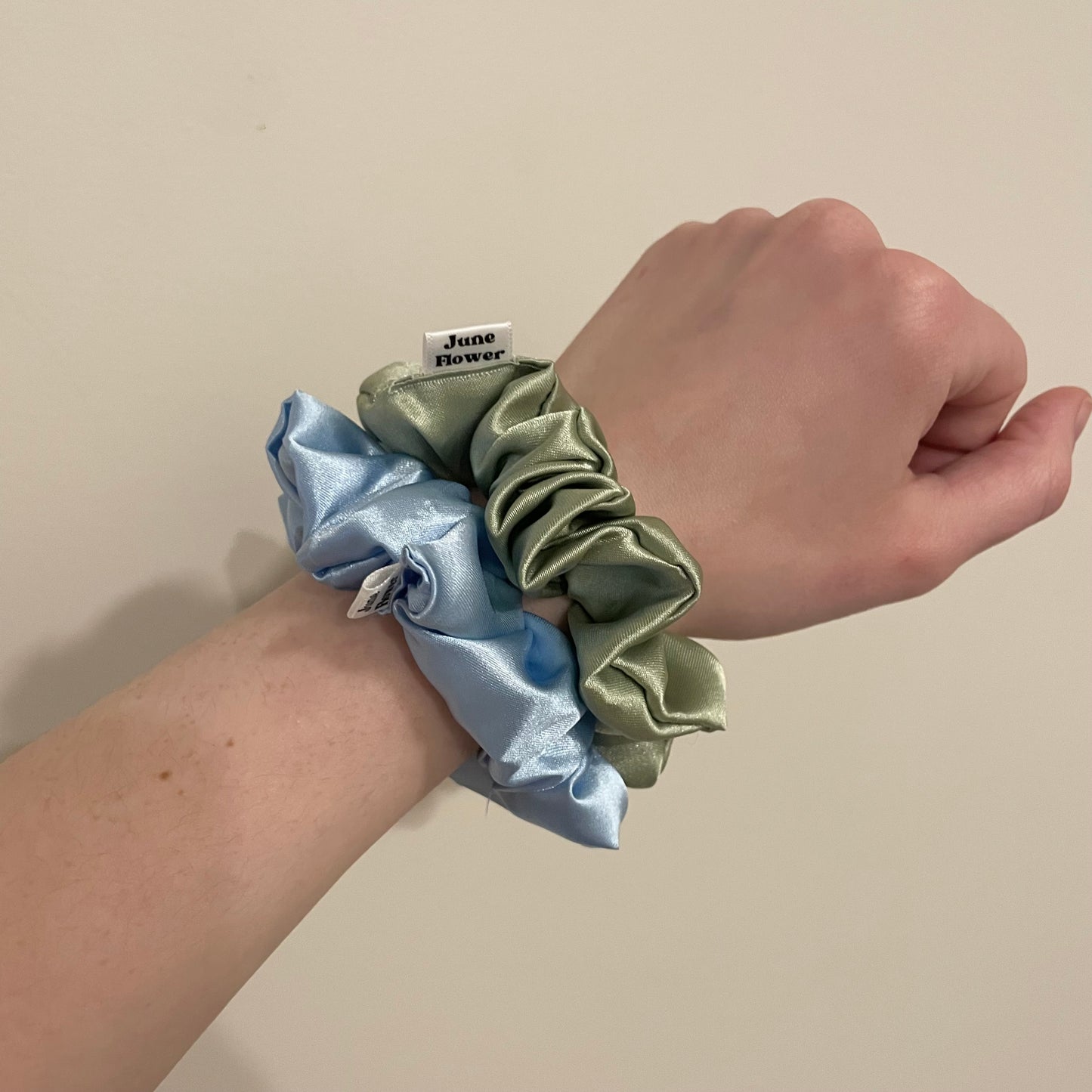 Mini Satin Scrunchie | Espresso