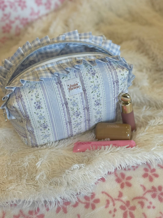 Ruffle Makeup Bag | Regency Bloom