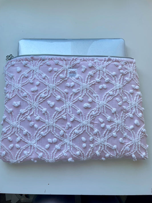 Laptop Sleeve | Heirloom Pink Dots